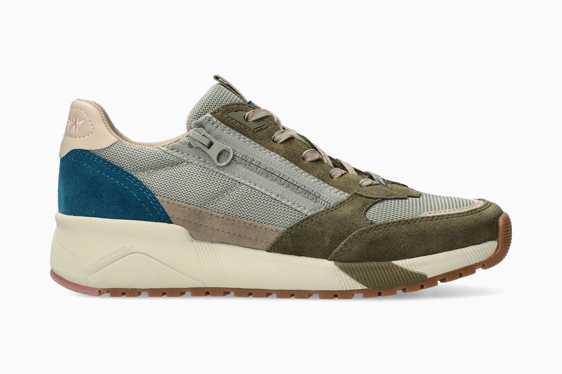 damenfahrrad venice ALLROUNDER VENICE | Damen Halbschuhe GrÜn Leder Textil Veloursleder