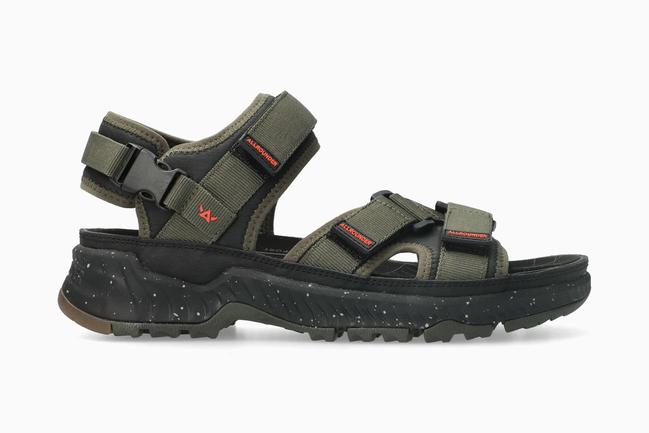 NEW ALLROUNDER men\'s riverside sandal in nine iron 14 ALLROUNDER RIVERSIDE | Men Sandals Green Textile Synthetic  main image 4
