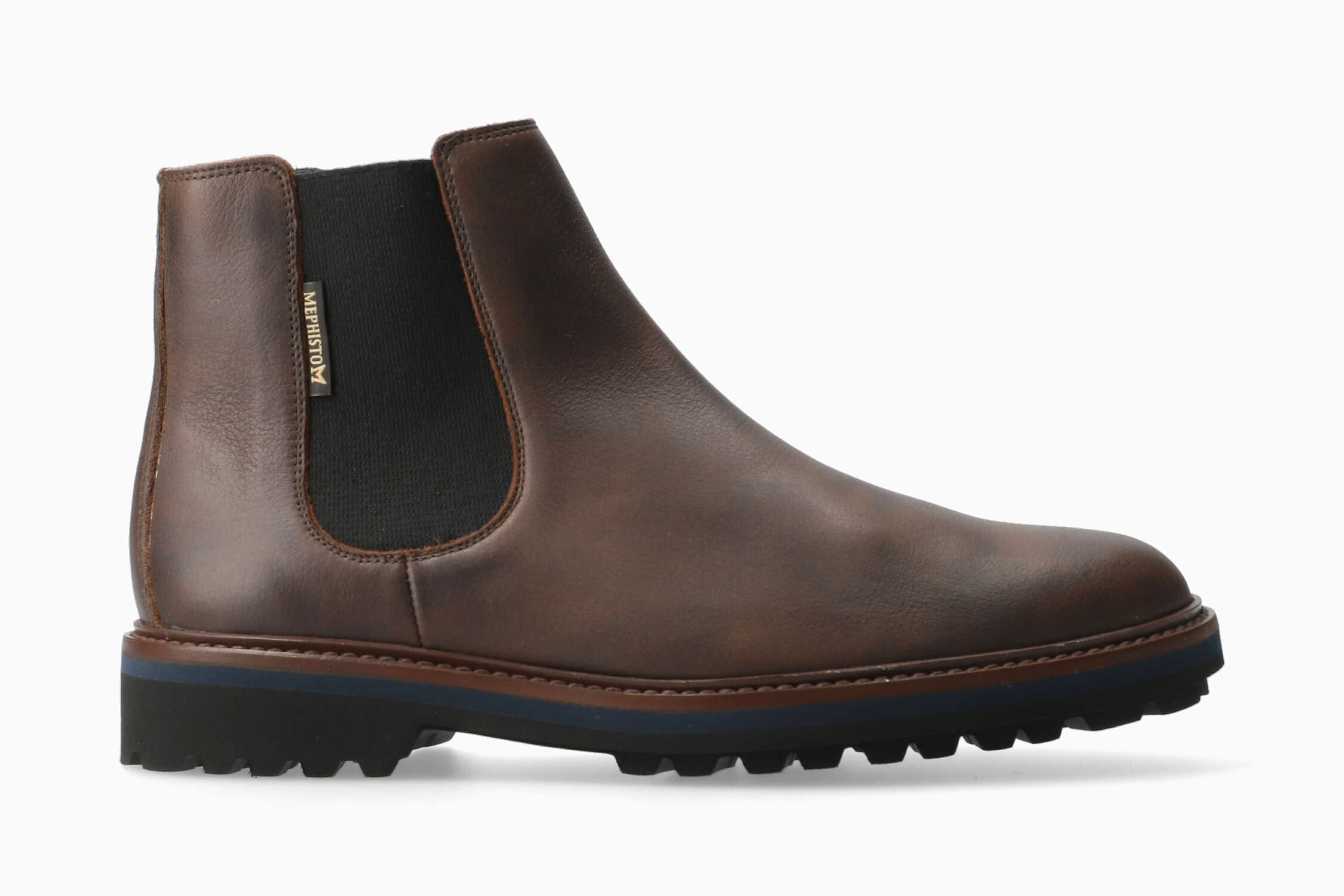 MEPHISTO BENSON | Homme Bottines Marron Fonce Cuir Lisse 