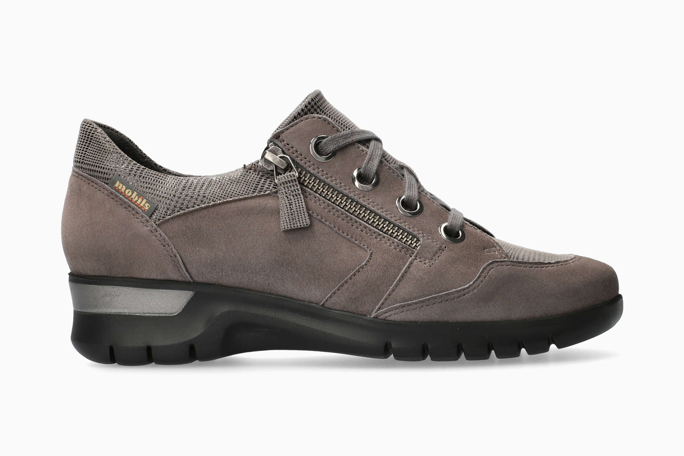 MOBILS MONIKA | Women Sneaker Brown Leather Velvet | Mephisto.com
