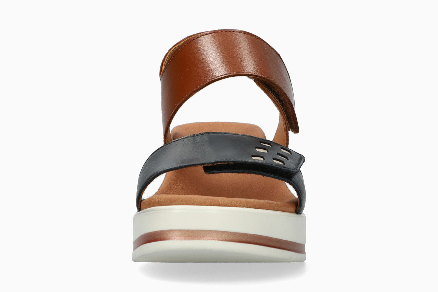 Swena N - Navy Women Sandals With Heel