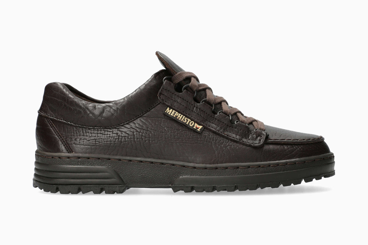 MEPHISTO CRUISER | Men Outdoor Shoes Dark Brown Leather Crumpled 