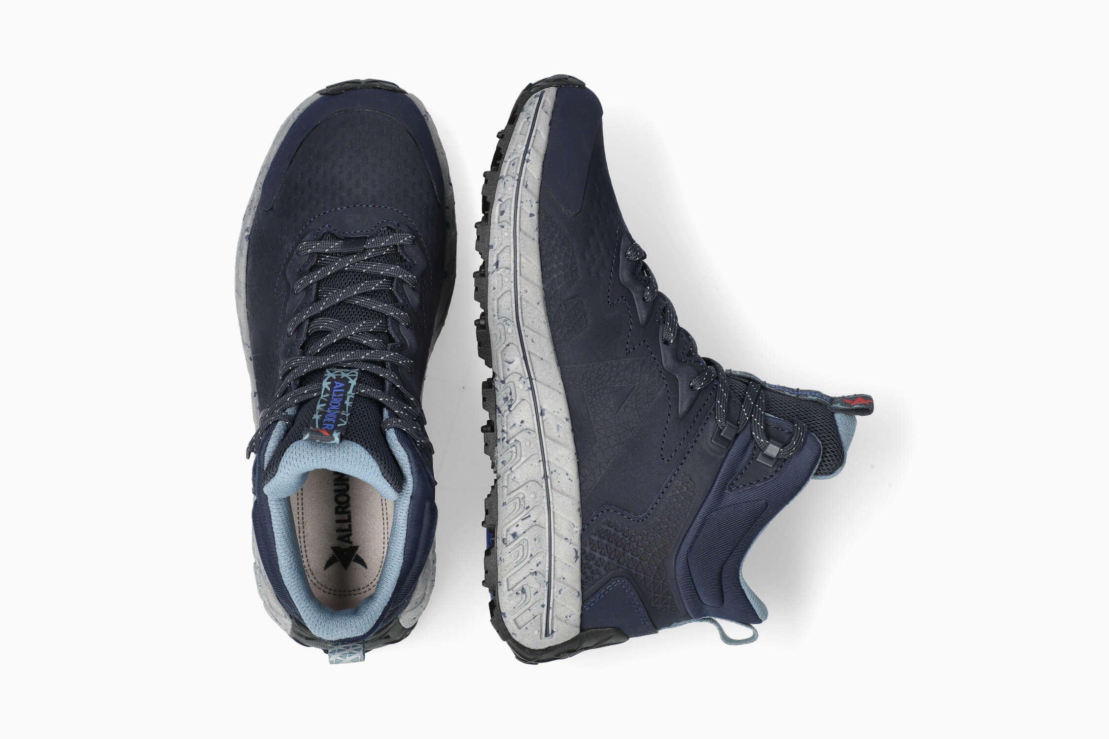 X-Gravel-Tex - Navy Women Ankle Boots