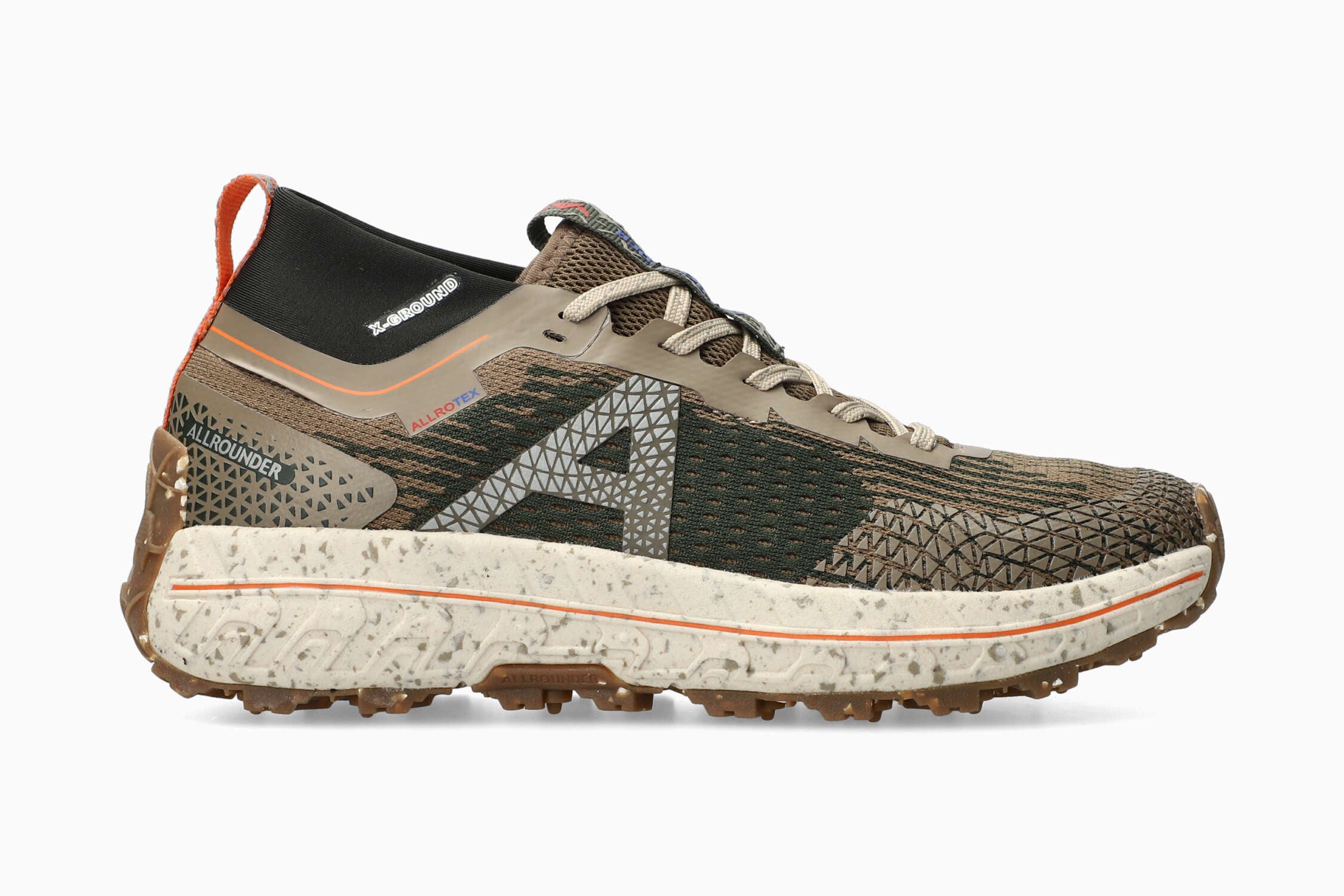 X-Ground-Tex - Khaki Women Sneaker