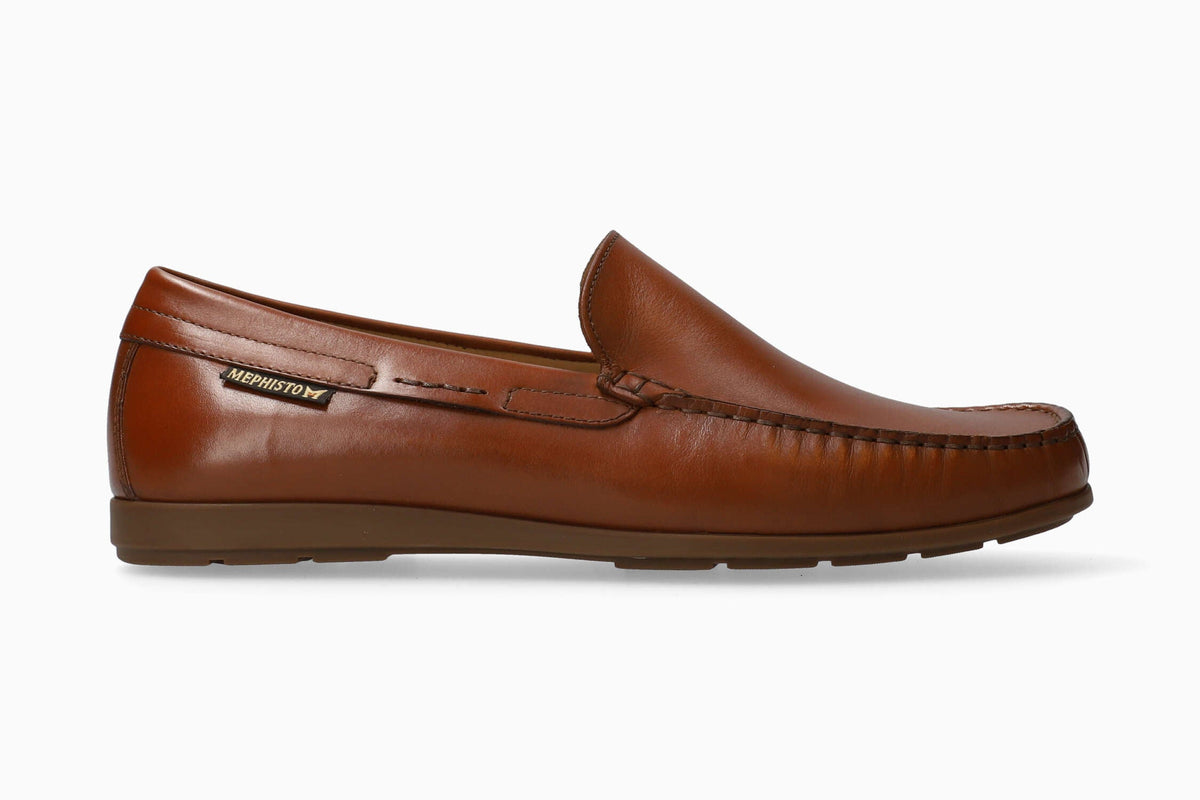 MEPHISTO ALGORAS | Men Slip-ons Brown Leather Smooth  display picture 1