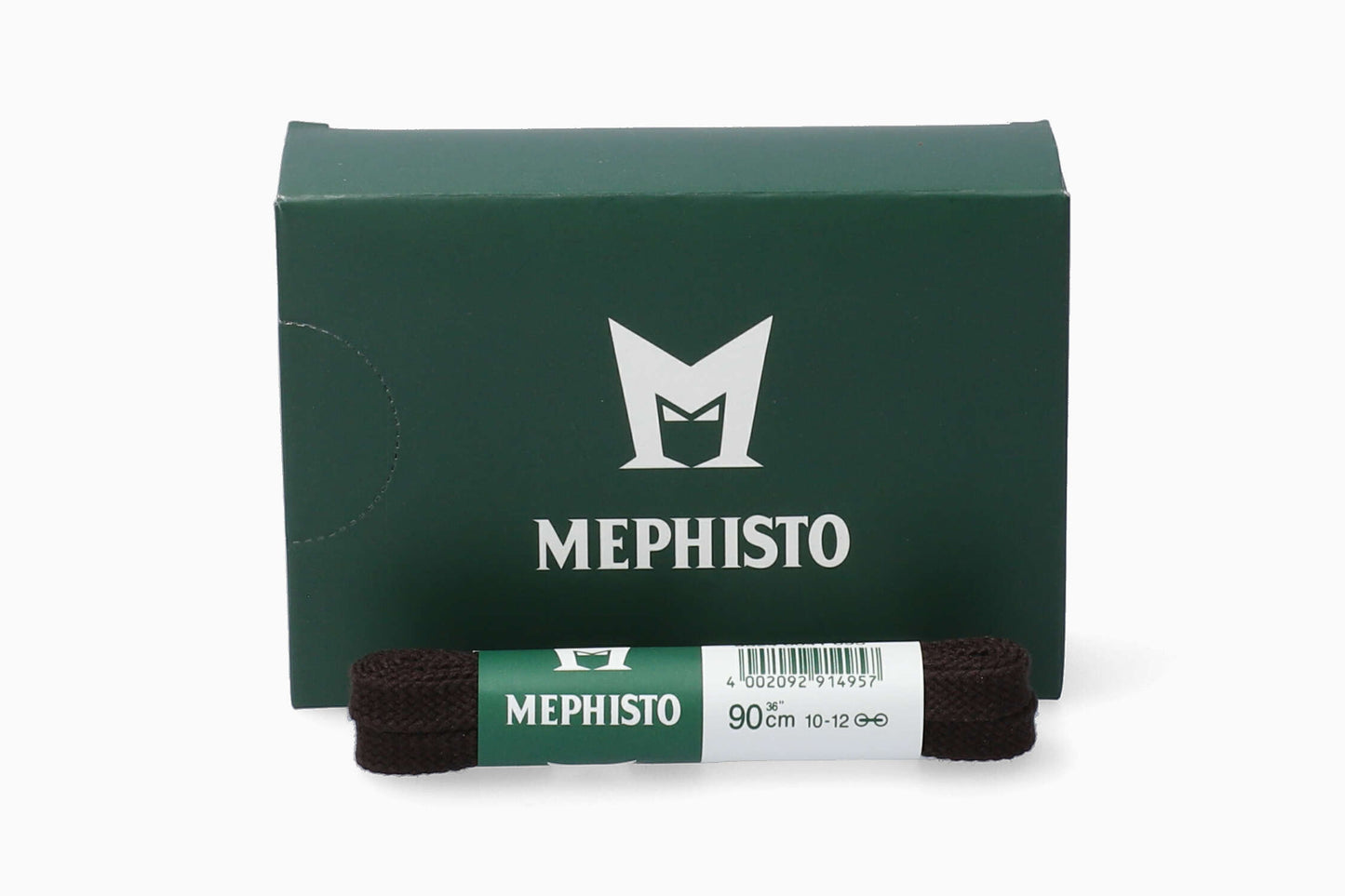 LACETS PLATS 90 CM MARRON FONCE