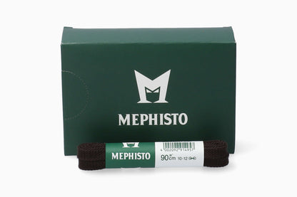 LACETS PLATS 90 CM MARRON FONCE