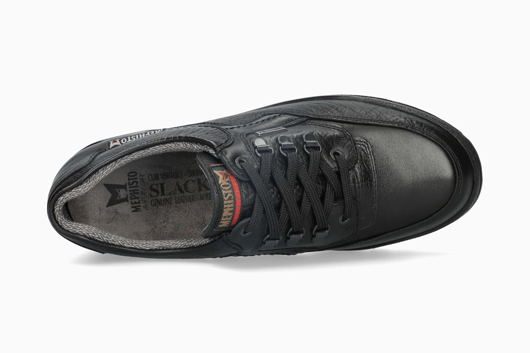 MEPHISTO BARRACUDA MT | Men Outdoor Shoes Black Leather Crumpled
