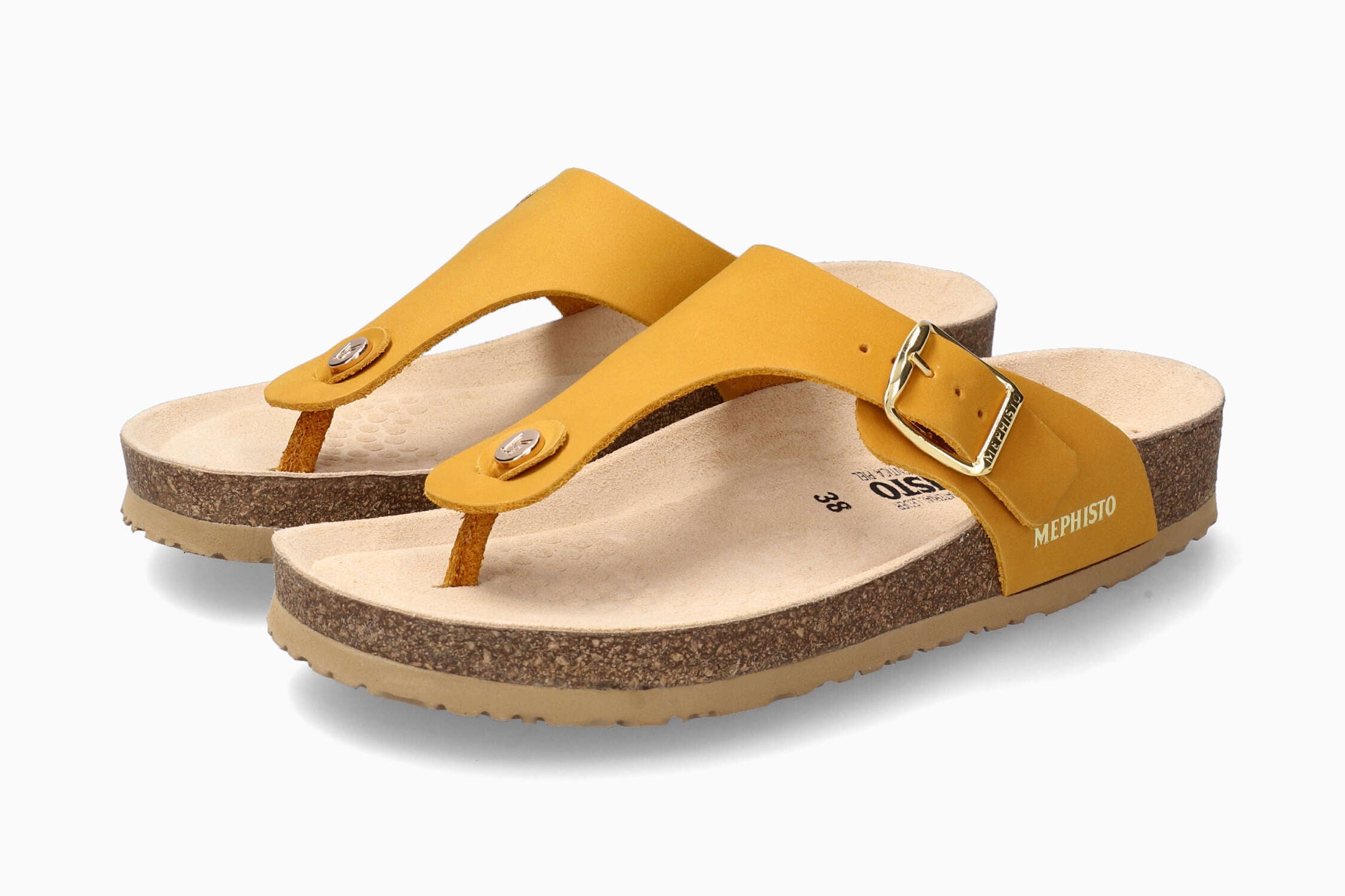 (取寄) メフィスト レディース メリンダ Mephisto women Mephisto Melinda Ochre Nubuck MEPHISTO MELINDA | Femme Sandales Voute Liege Jaune Cuir Nubuck