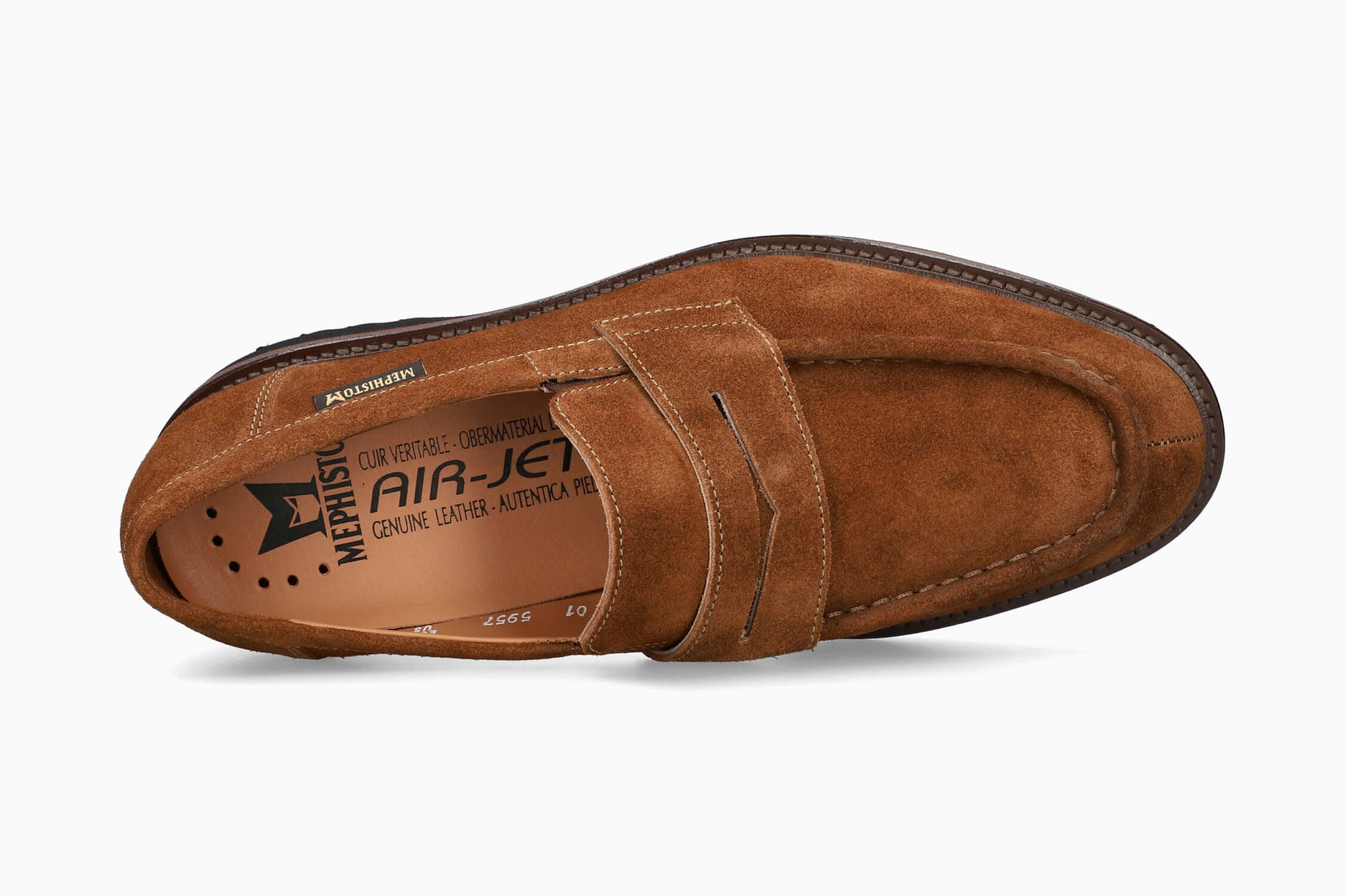MEPHISTO BUCK | Men Slip-ons Brown Leather Velvet | Mephisto.com