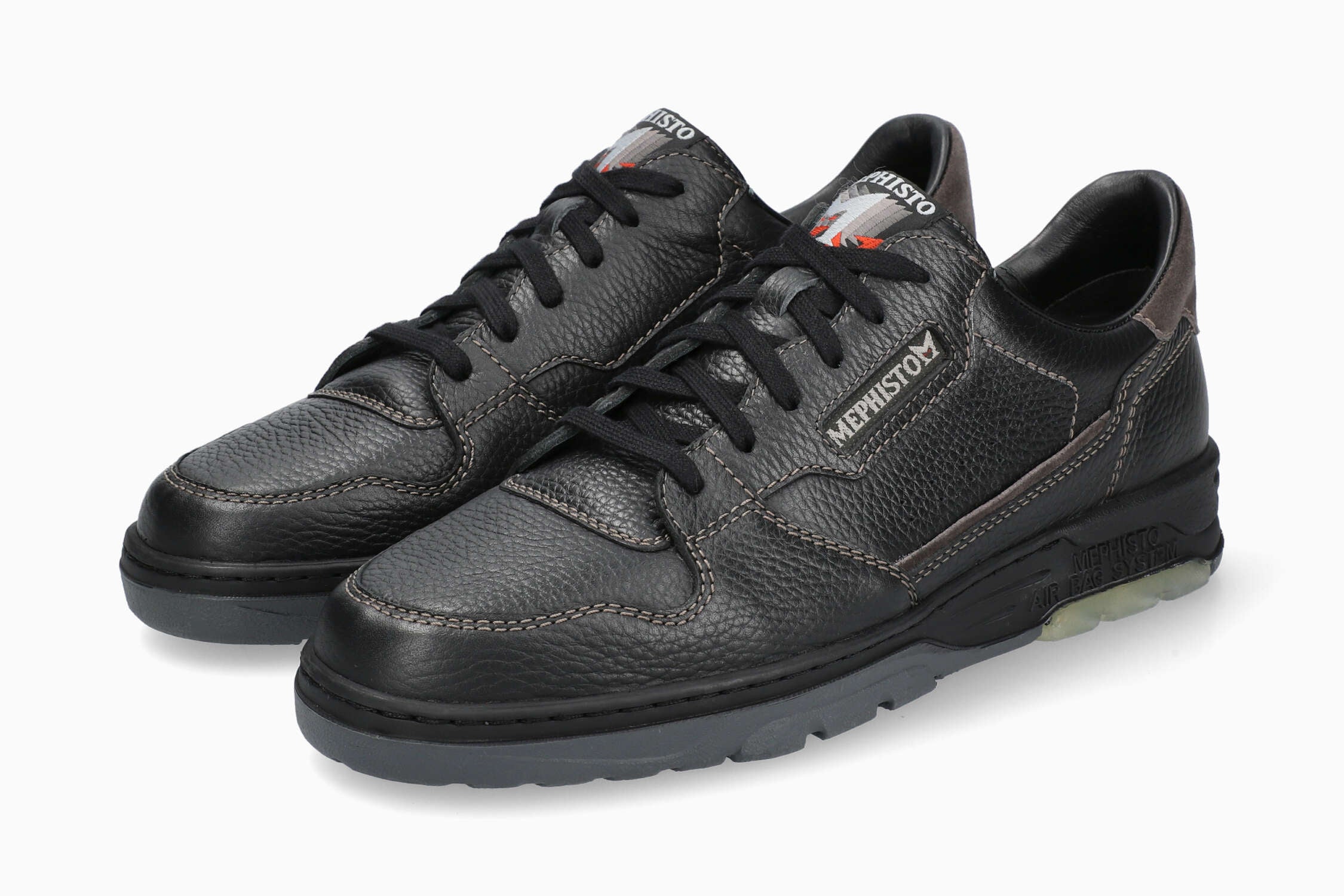 MEPHISTO MARIUS | Hombre Sneaker Negro Cuero Liso | Mephisto.com
