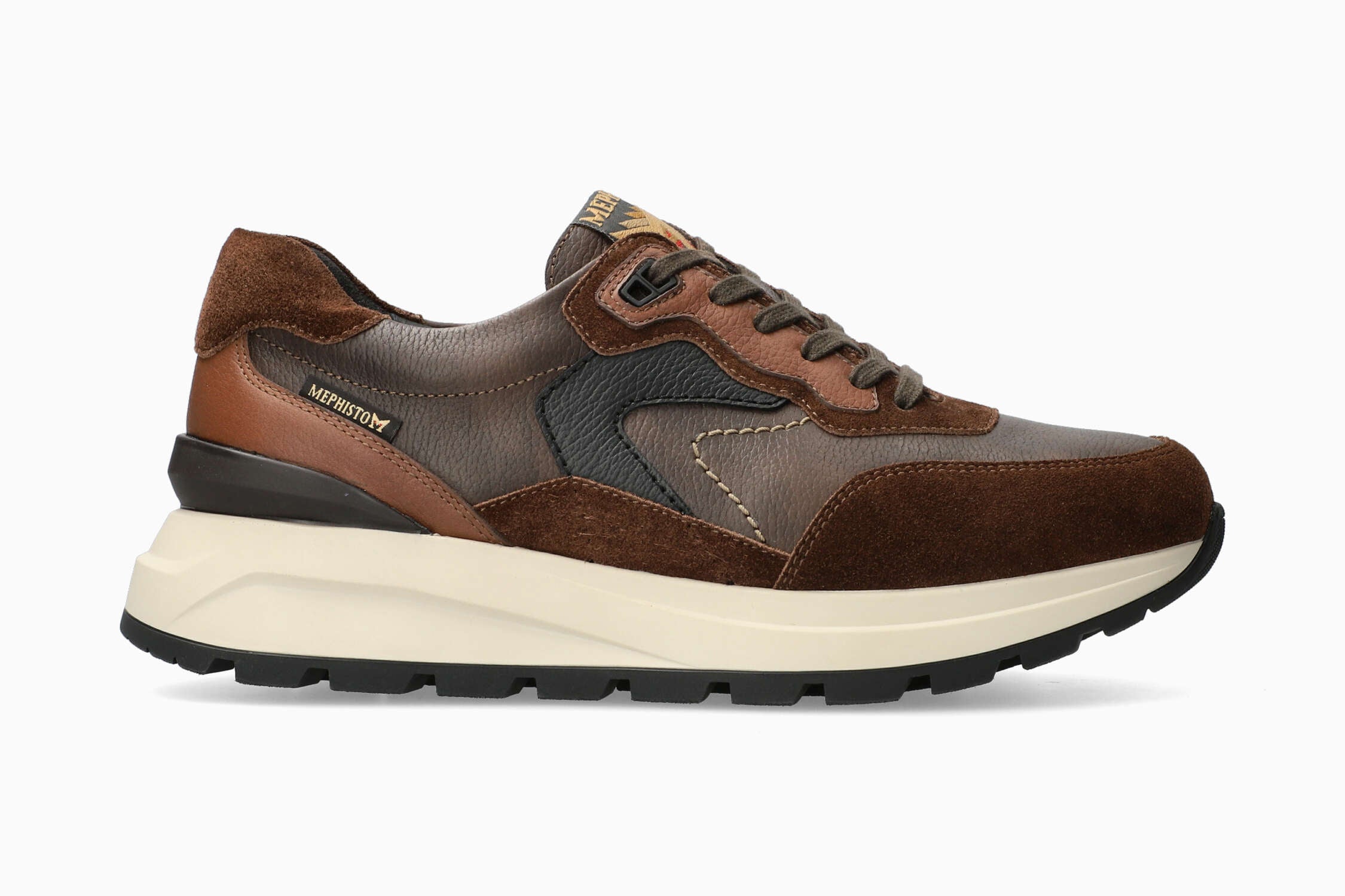 MEPHISTO CRUZ | Men Sneaker Dark Brown Leather Smooth | Mephisto.com