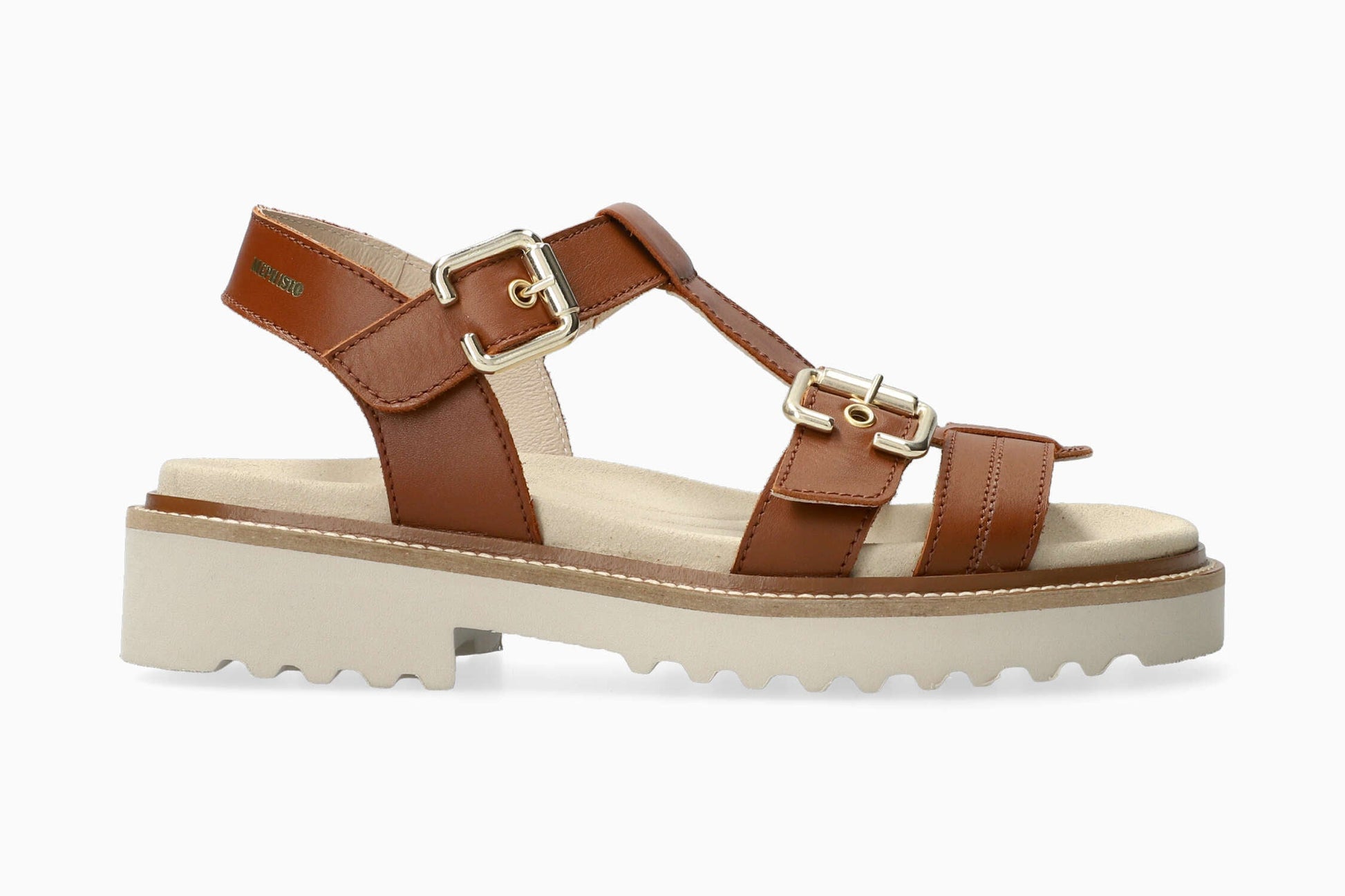 Mephisto Sandali con zeppa e plateau SELINE donna oro e bronzo online | Italia