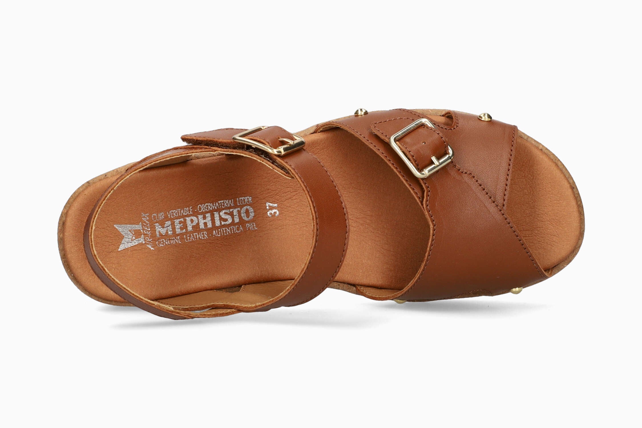 MEPHISTO FEDORA | Vrouwen Sandalen Met Hoge Hakken Kastanjebruin