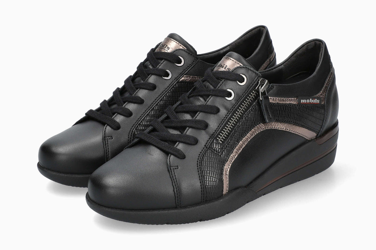 MOBILS CHLEA | Women Dress Shoes Black Leather Smooth 