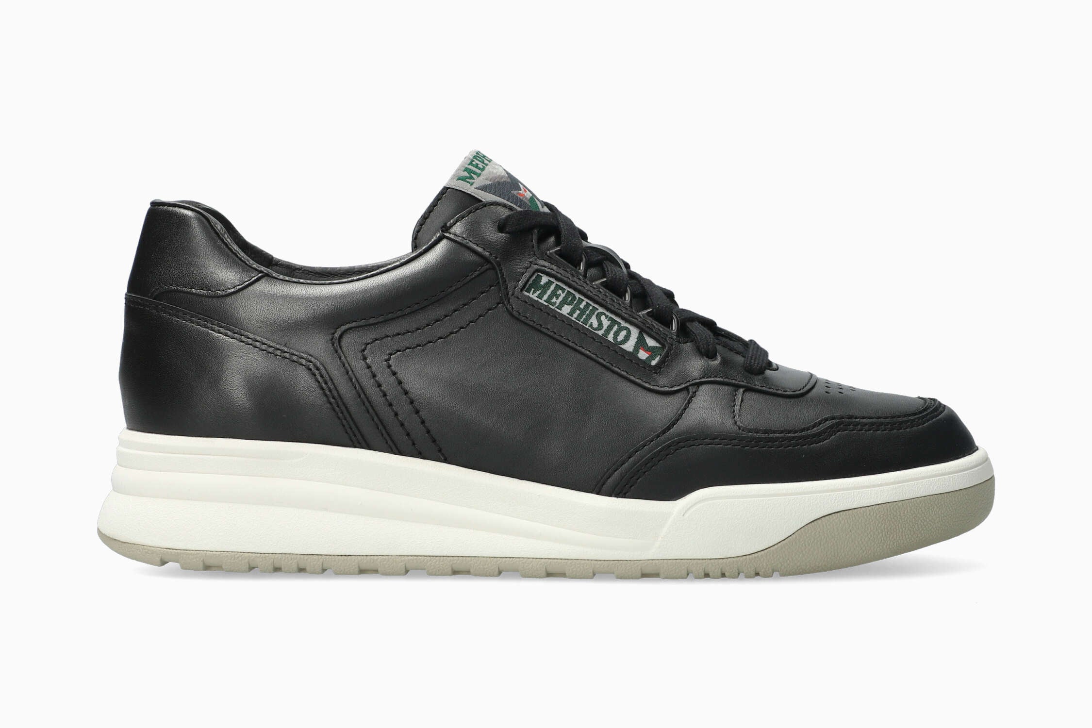 MEPHISTO NORWIN | Men Sneaker Black Leather Smooth | Mephisto.com