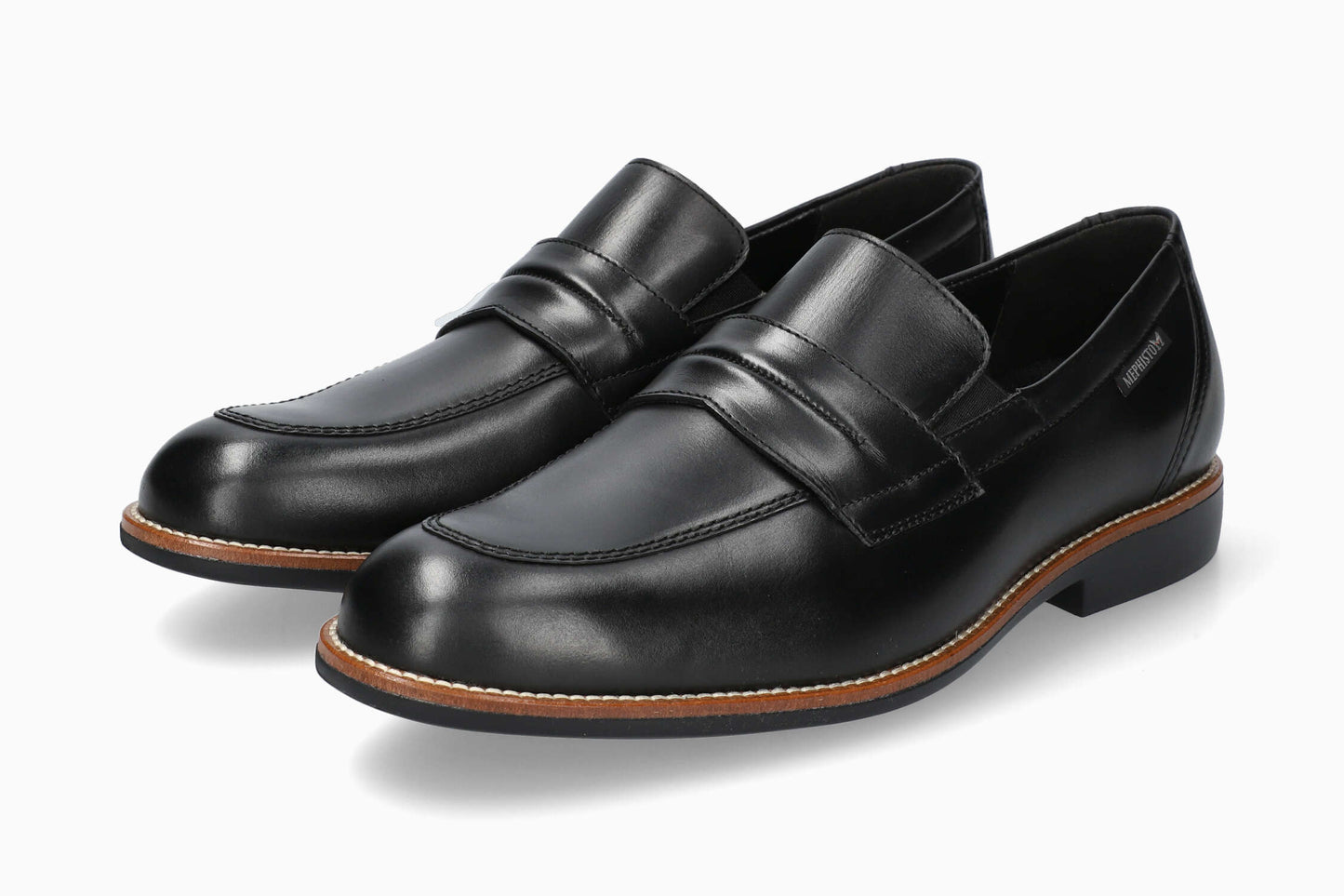 Fergus - Black Men Slip-Ons