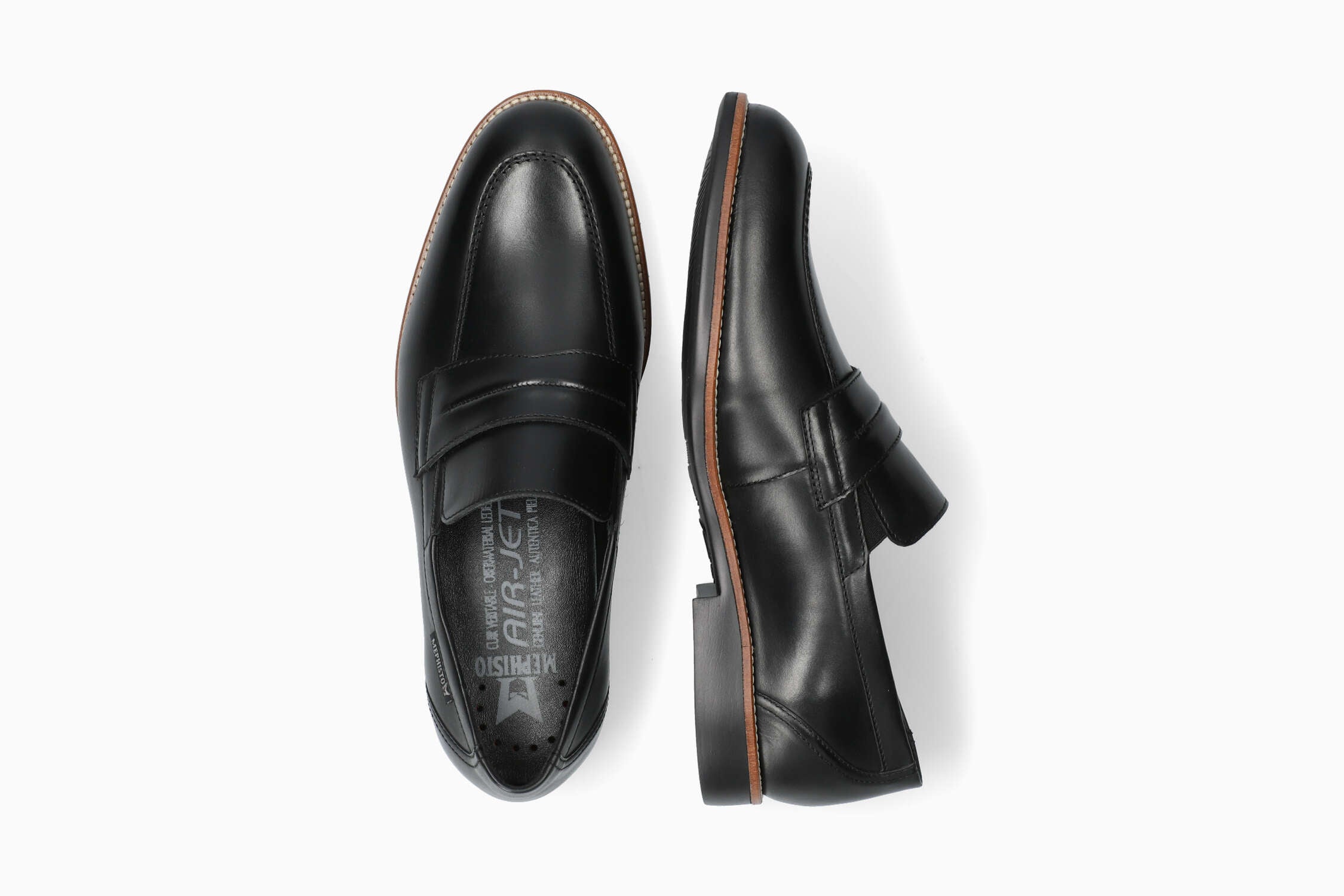Fergus - Black Men Slip-Ons