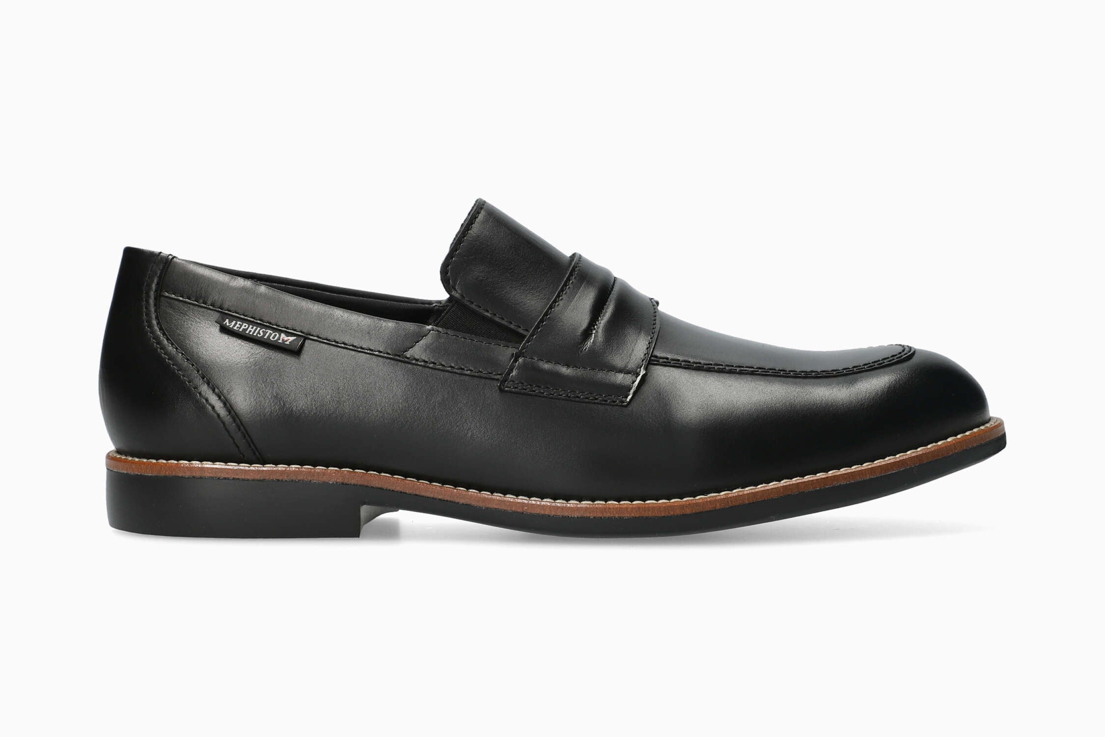 Fergus - Black Men Slip-Ons