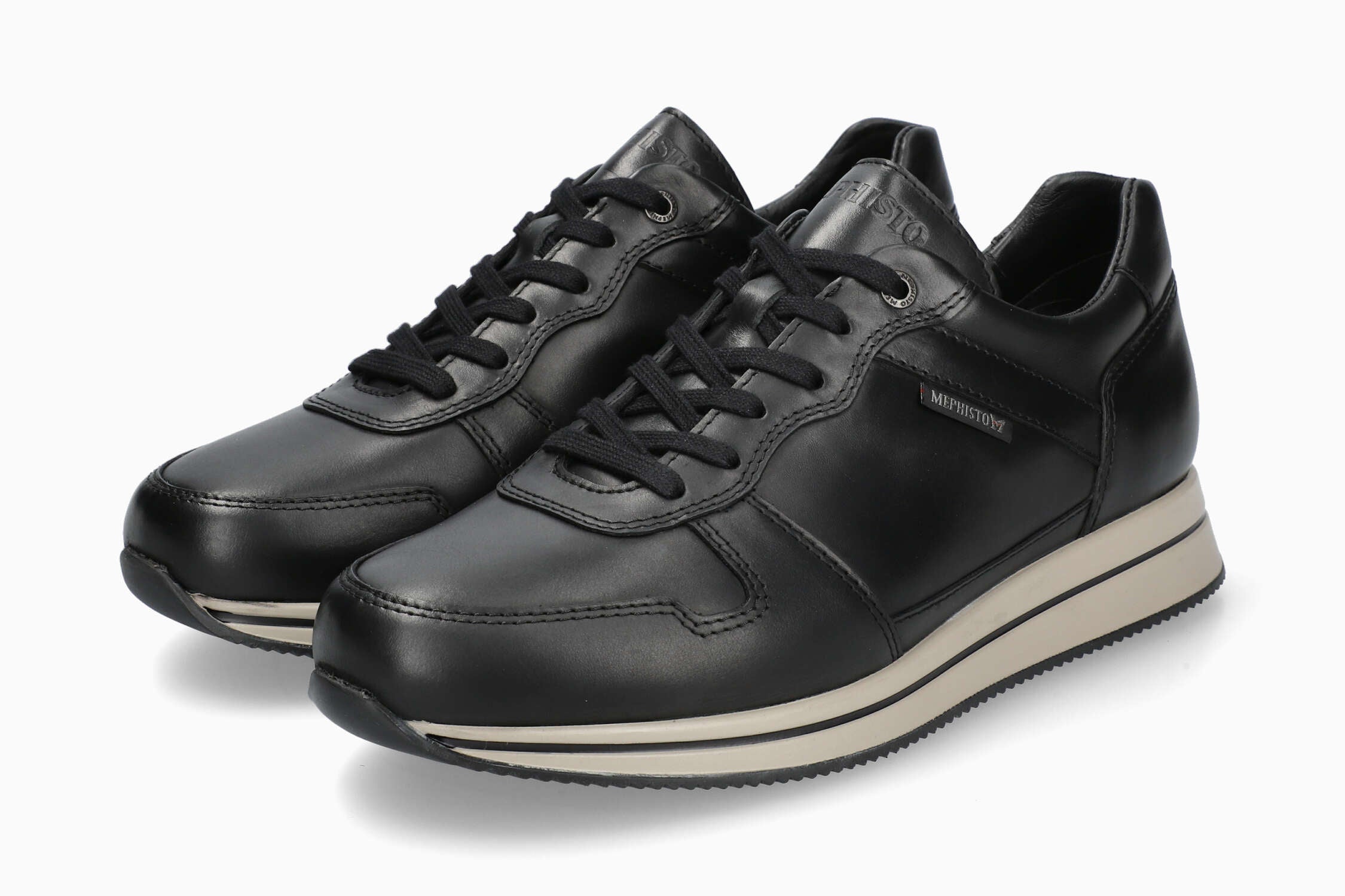 MEPHISTO GEROME | Herren Sneaker Schwarz Leder Glatt | Mephisto.com