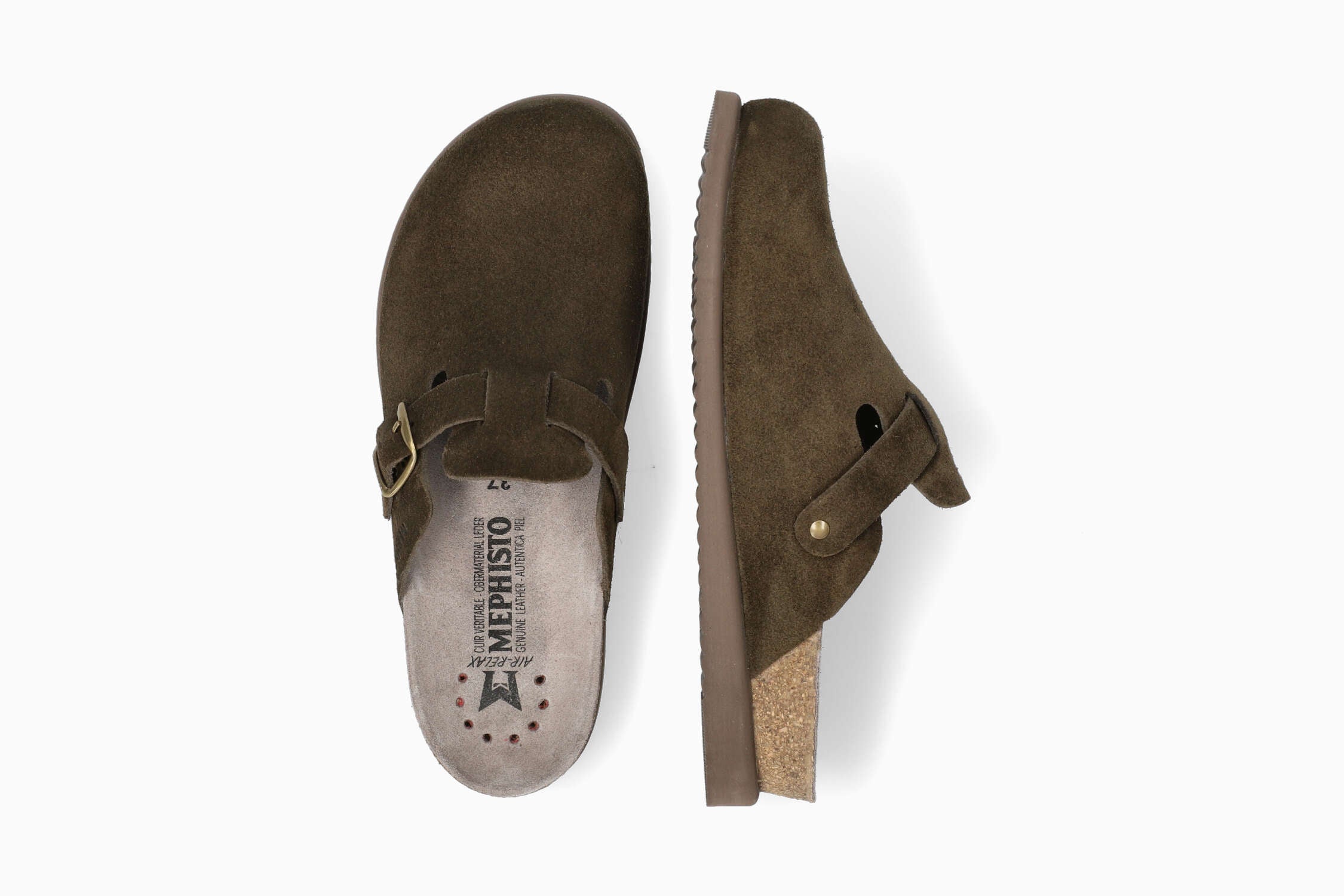 Halina - Moss Women Cork Sandals