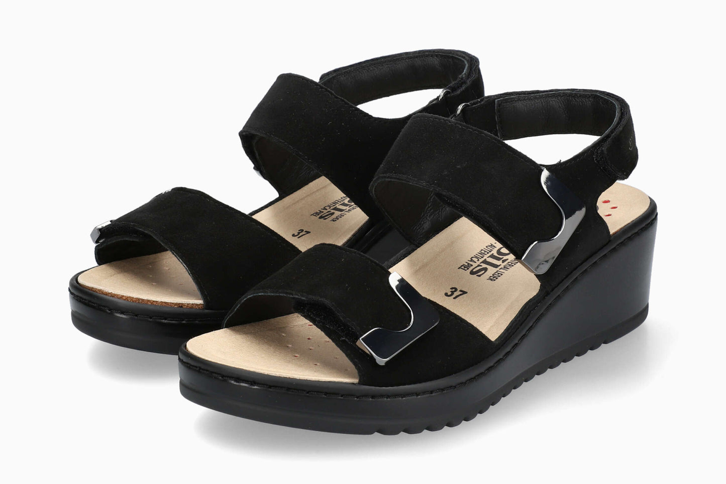 Nawel - Black Women Sandals With Heel