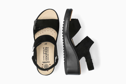Nawel - Black Women Sandals With Heel
