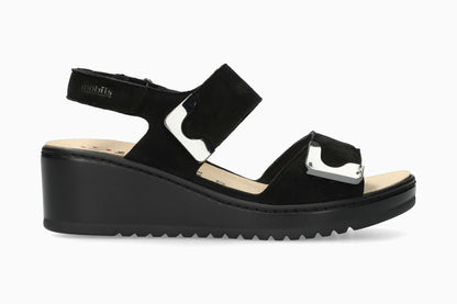 Nawel - Black Women Sandals With Heel
