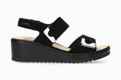 Nawel - Black Women Sandals With Heel