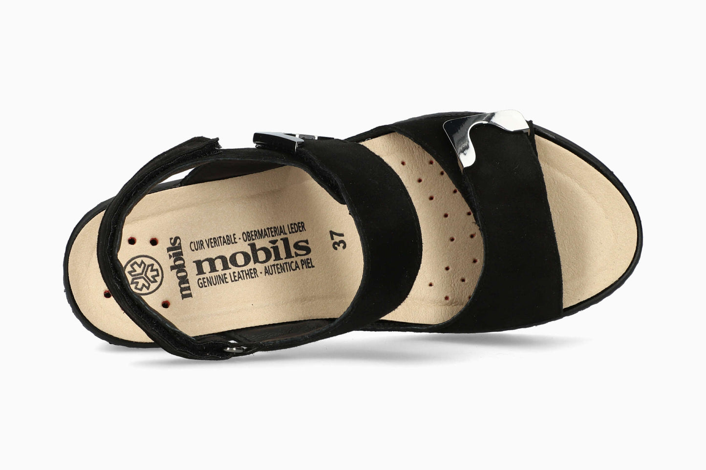 Nawel - Black Women Sandals With Heel