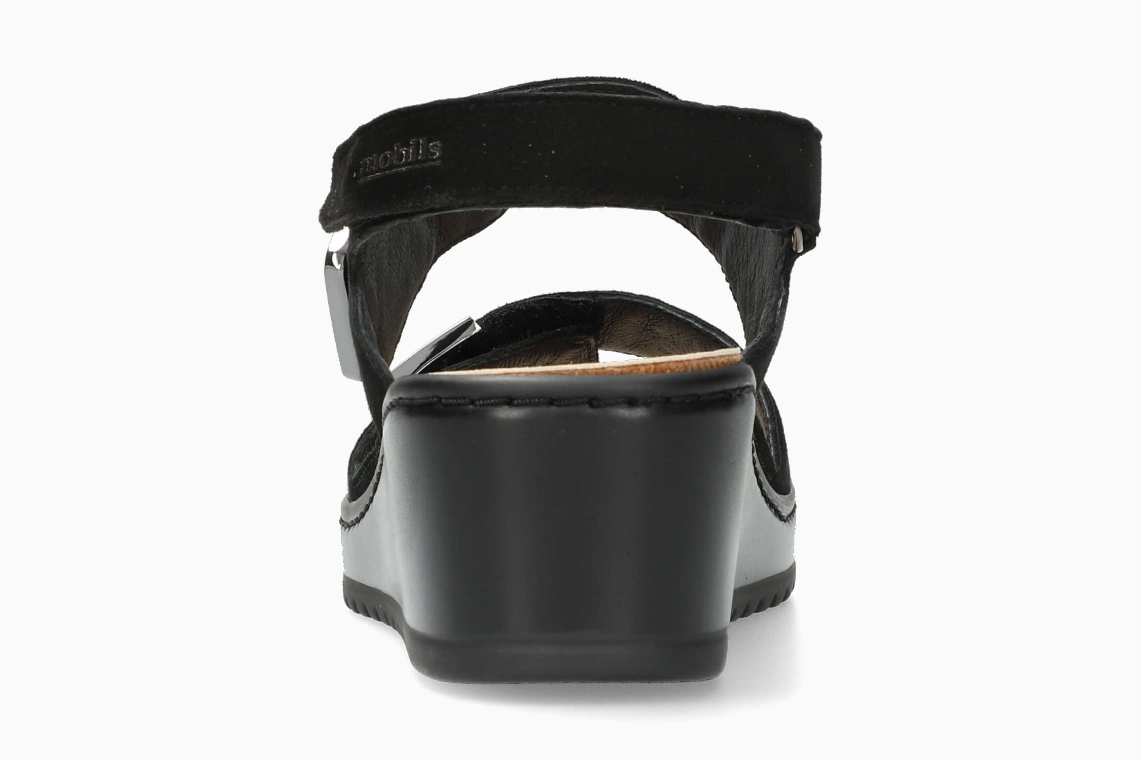 Nawel - Black Women Sandals With Heel