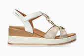 Sallie - Platinum Women Sandals With Heel