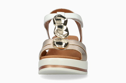 Sallie - Platinum Women Sandals With Heel