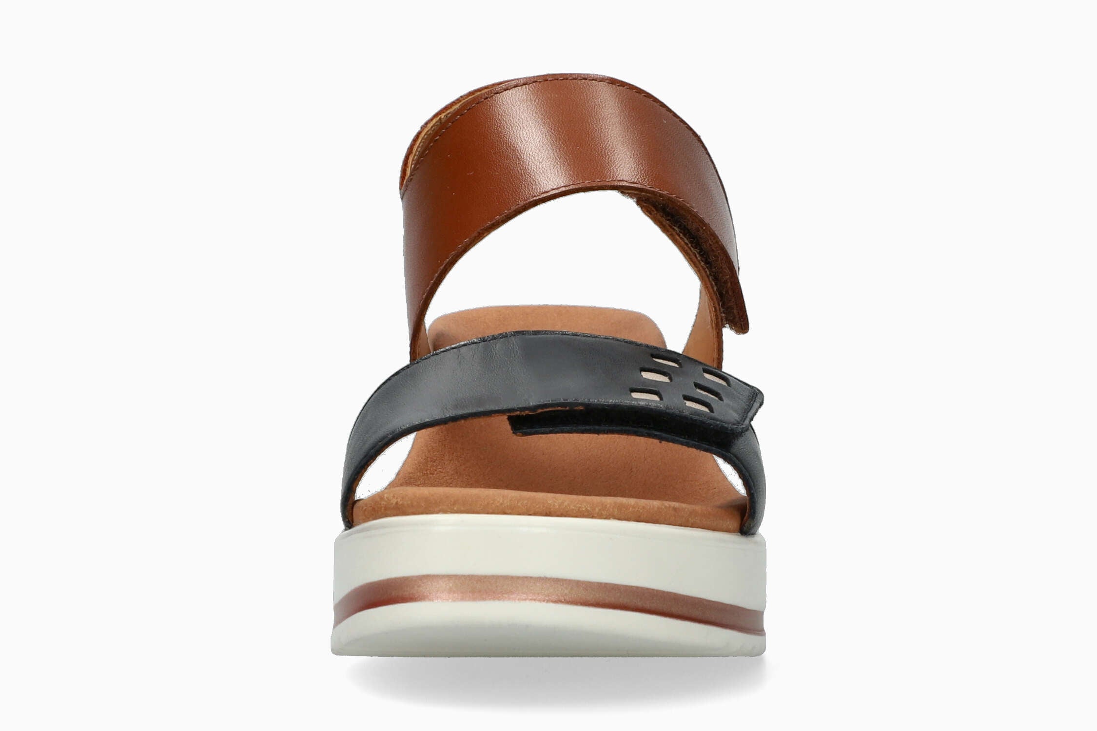 Swena N - Navy Women Sandals With Heel