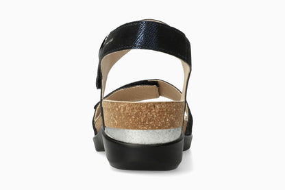 Oriana - Navy Women Cork Sandals