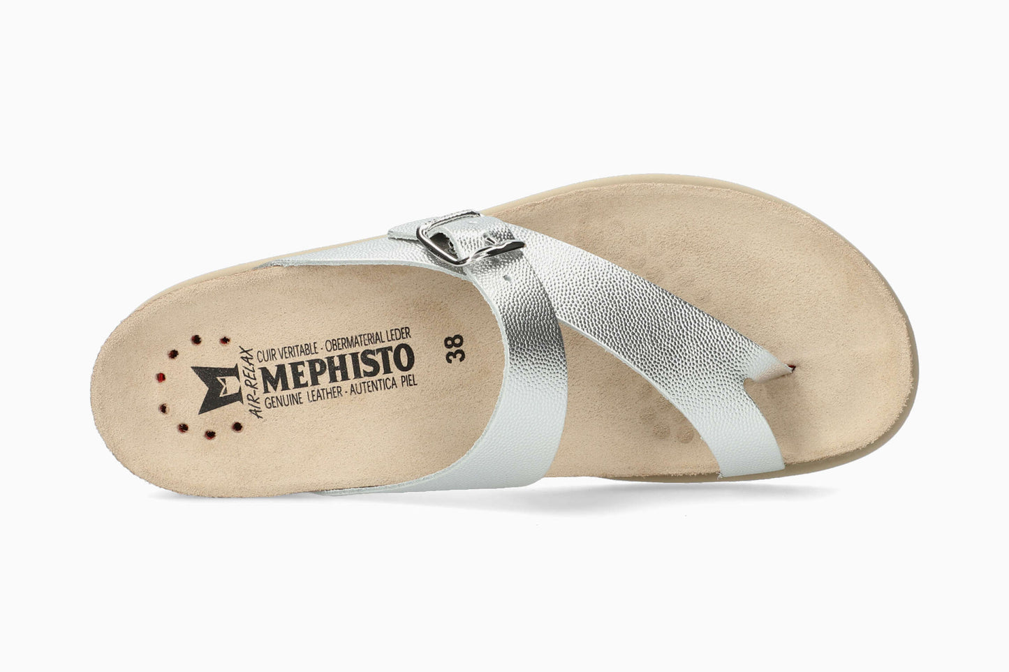 Helen - Silver Women Cork Sandals