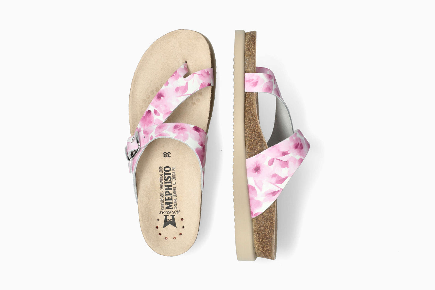 Helen - Pink Women Cork Sandals