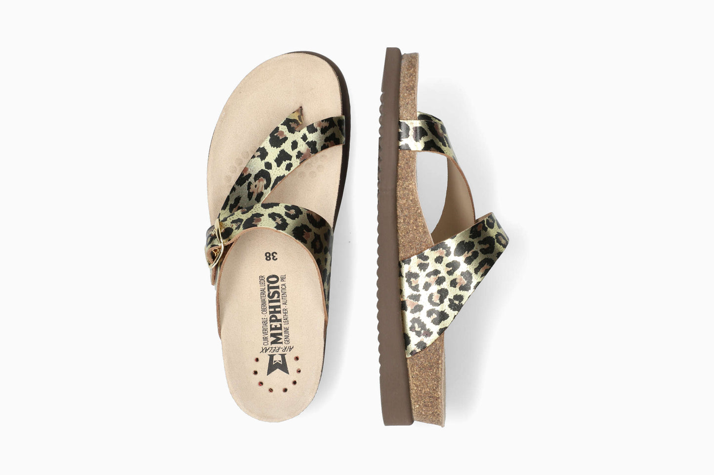 Helen - Gold Women Cork Sandals