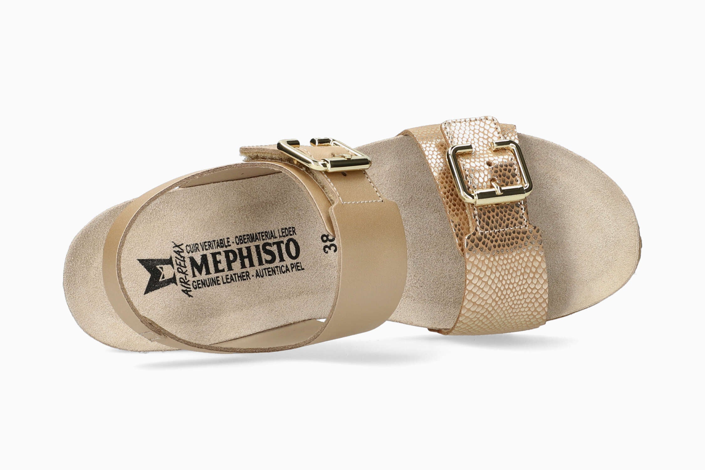 Lissandra - Platinum Women Cork Sandals