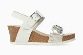 Lissandra - White Women Cork Sandals
