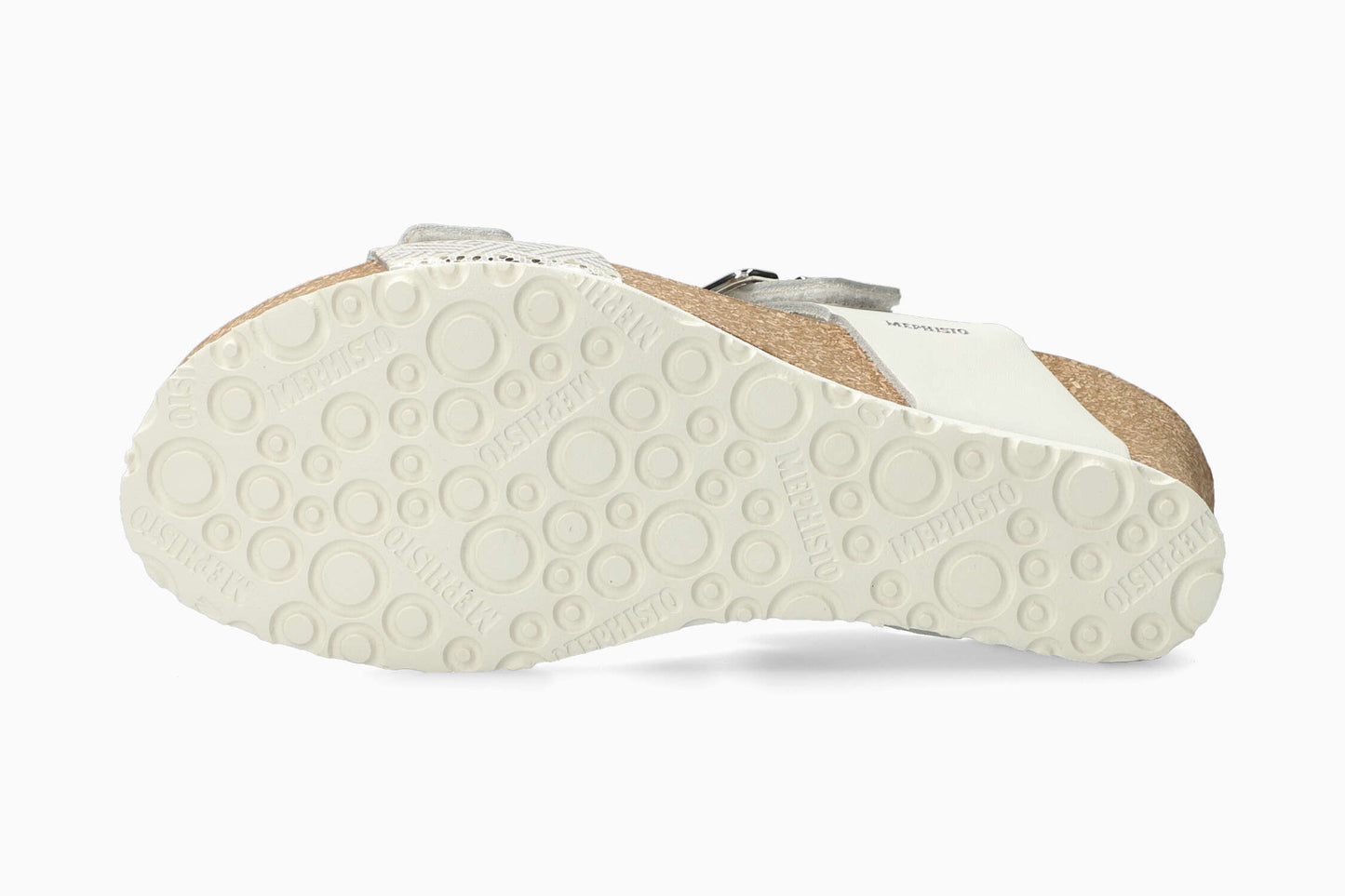 Lissandra - White Women Cork Sandals