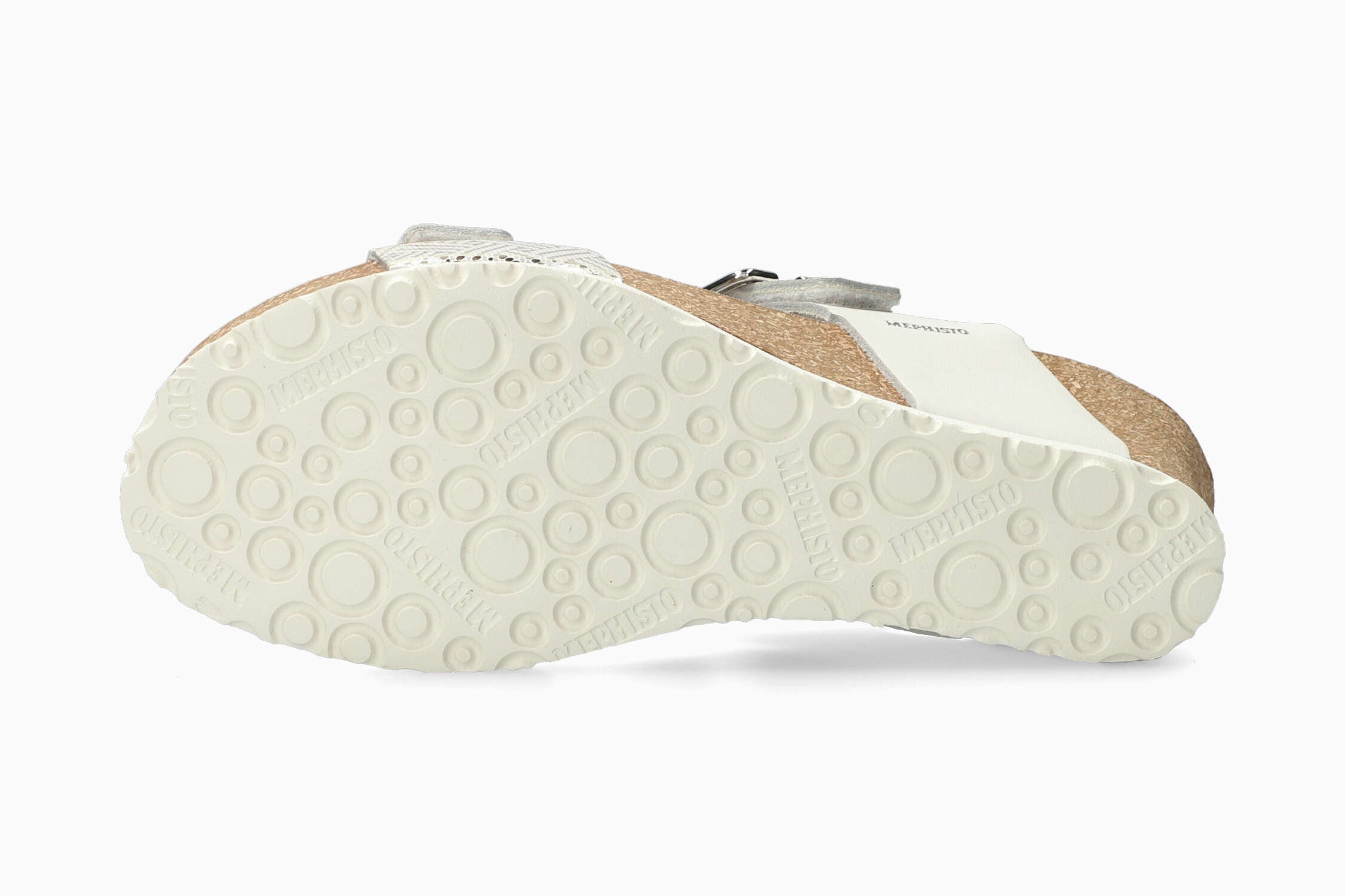 Lissandra - White Women Cork Sandals