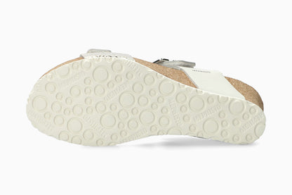 Lissandra - White Women Cork Sandals