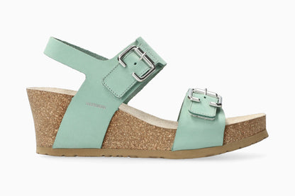 Lissandra - Light Grass Women Cork Sandals