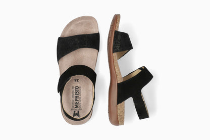 Agave - Black Women Cork Sandals