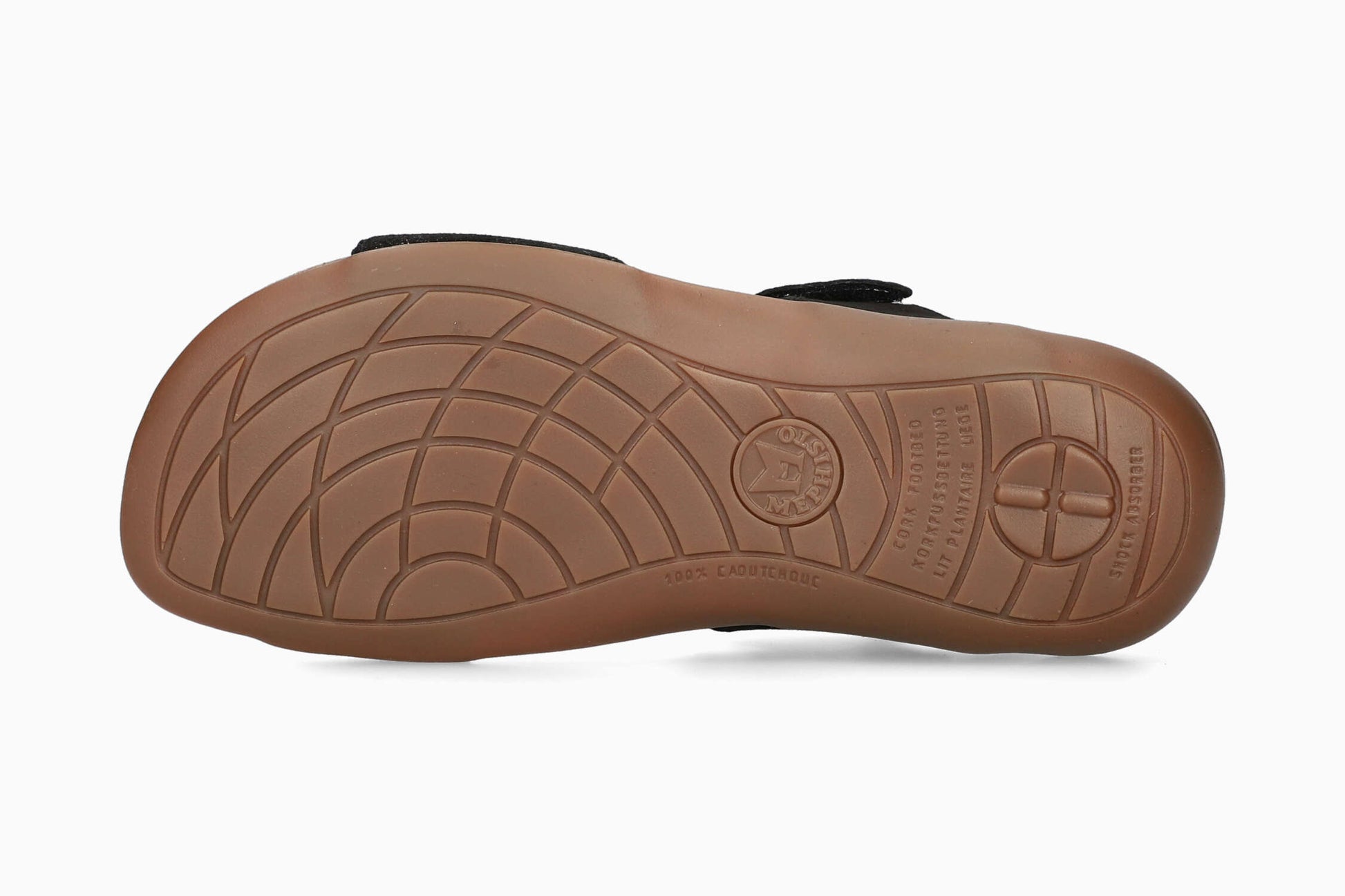 MEPHISTO AGAVE | Donna Sandali Con Plantare In Sughero Nero Pelle  Scamosciato