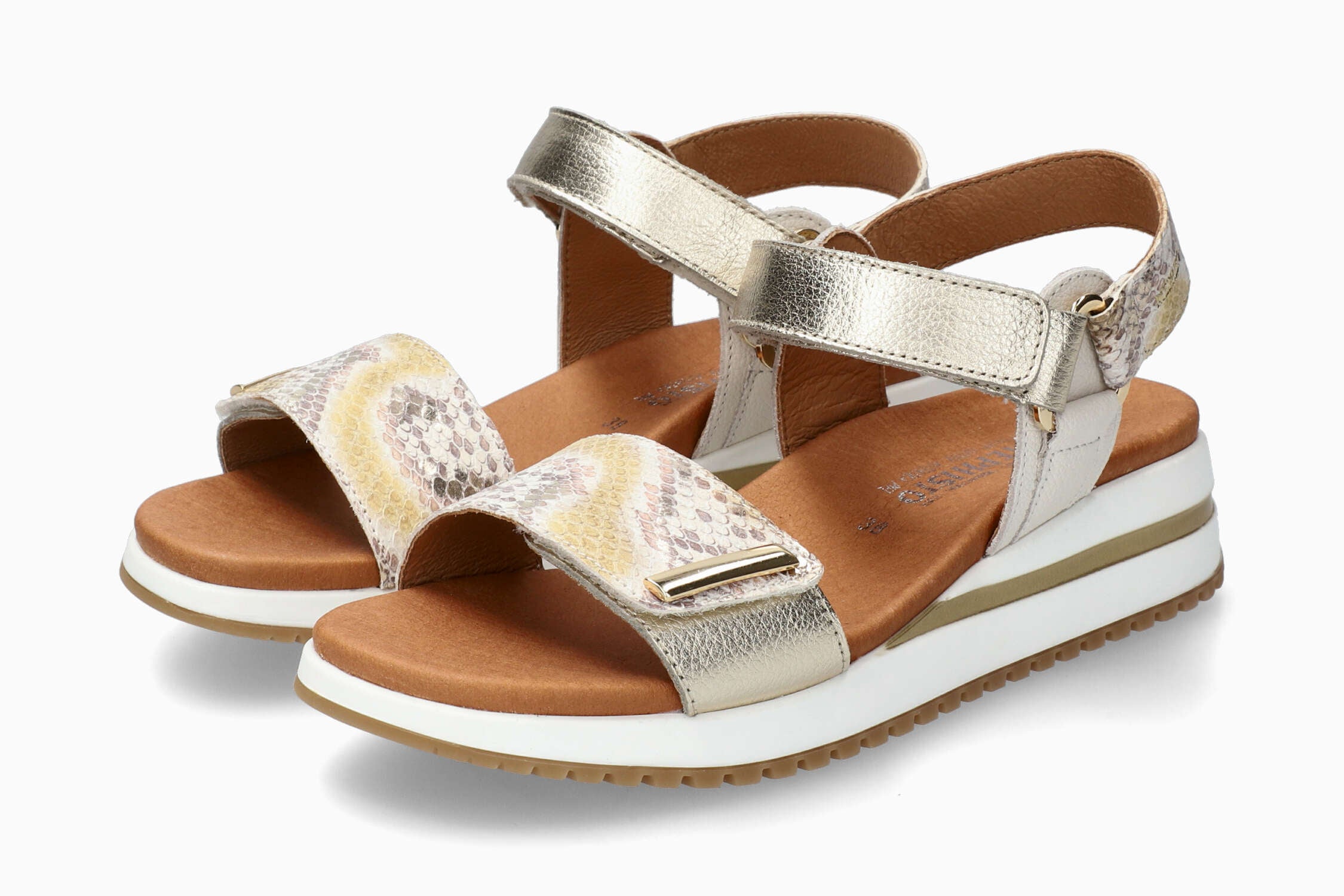Jeanie - Gold Women Sandals