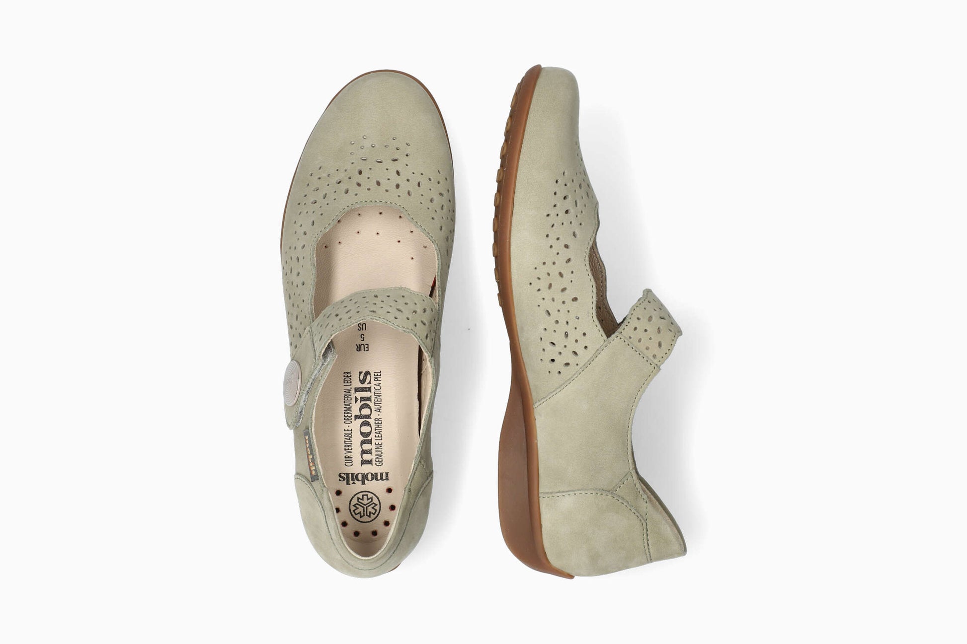 Fabienne - Light Khaki Women Ballerinas