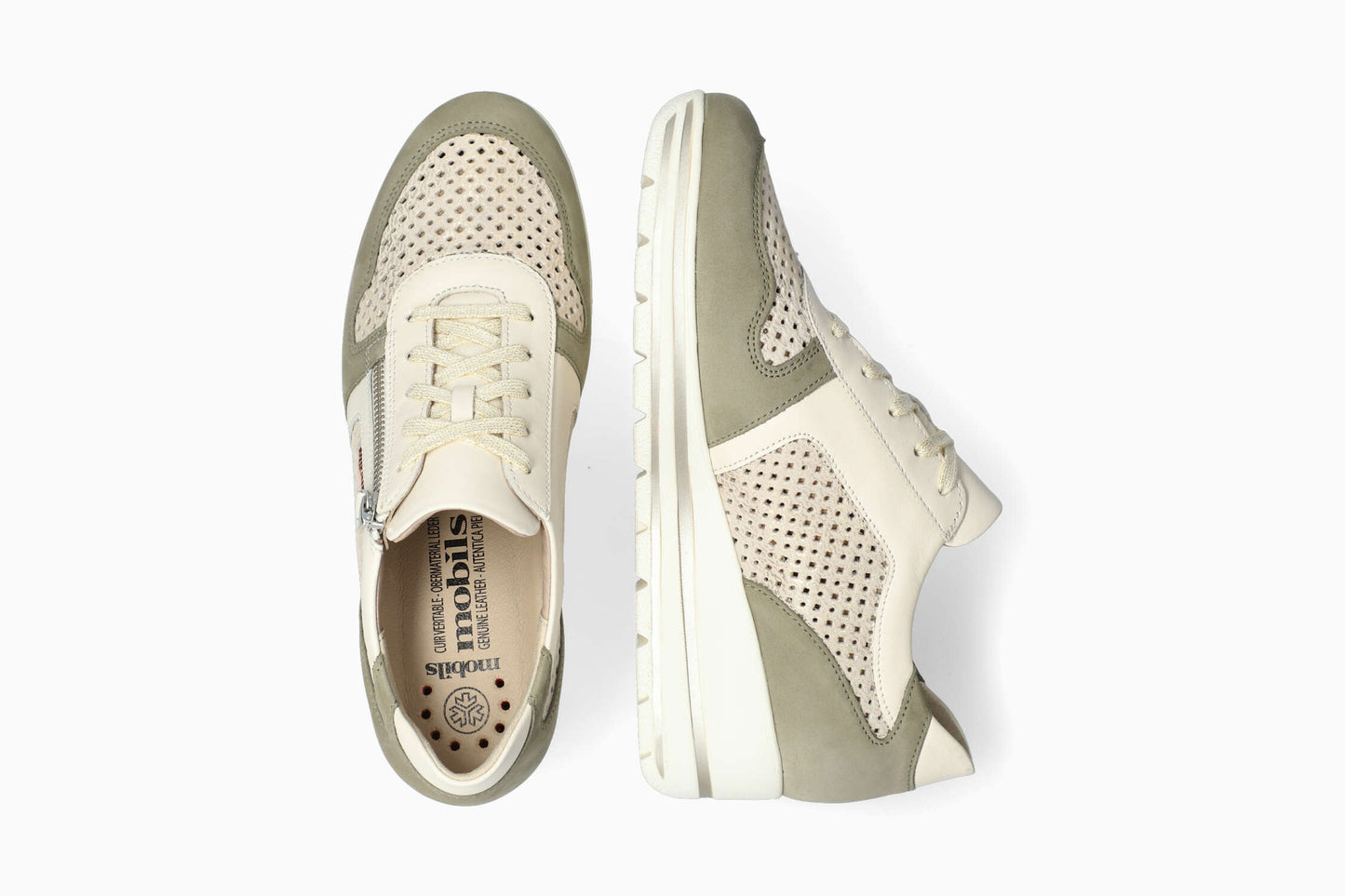 Abby Perf - Light Khaki Women Sneaker