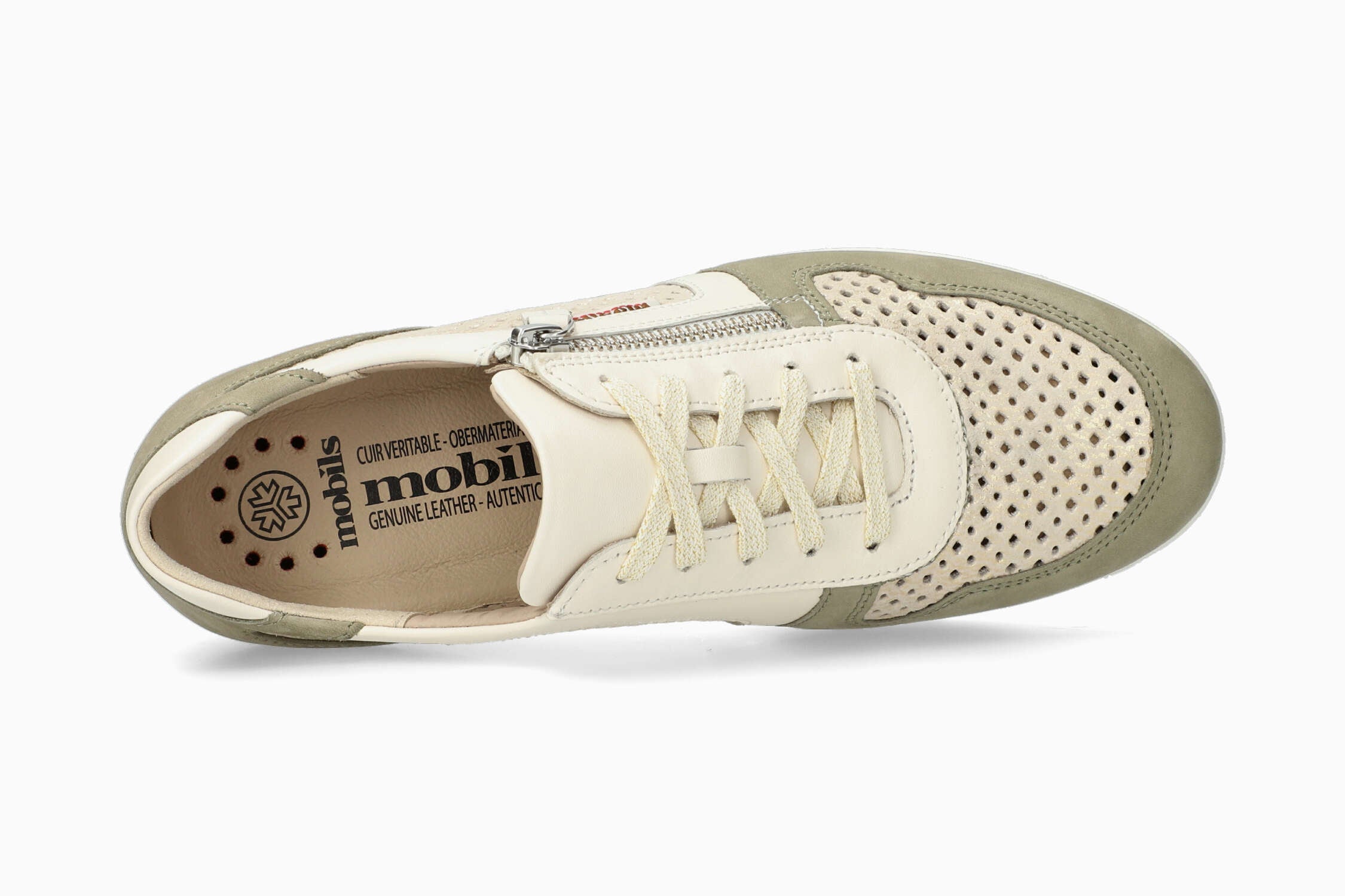 Abby Perf - Light Khaki Women Sneaker